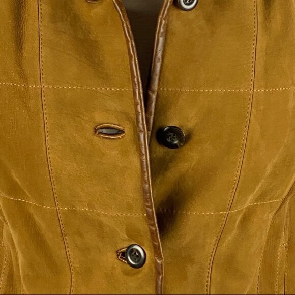 LONE PINE Women's Genuine Suede & Leather Vest S - Picture 4 of 12